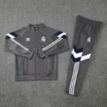 Real Madrid Training Kit Grey 2025-26 (Jacket+Pants)