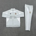 Real Madrid Training Kit White&Grey 2025-26 (Jacket+Pants)