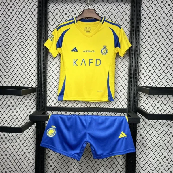 2024-25 Kids Al Nassr Home Kit Jersey+Shorts