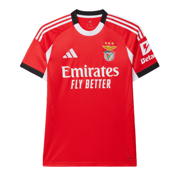 Benfica Soccer Jersey Home Shirt 2025-26