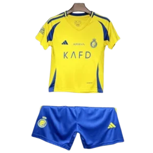 2024-25 Kids Al Nassr Home Kit Jersey+Shorts