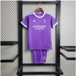 Real Madrid16-17 Away Retro Kids Kits Children Sets Football Jersey