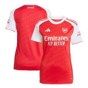 Arsenal Home Jersey Soccer Shirt 2025-26- Womens