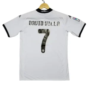 Valencia 2009/10 VICENTE #14 DAVID VILLA #7 Retro Jersey Home
