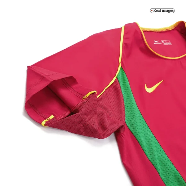 2002 Portugal Retro Jersey Home World Cup