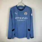 24-25 Manchester City Home Long Sleeve Jersey