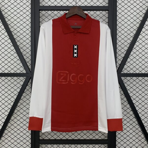 Adidas Ajax Jersey 125th Anniversary Shirt Long Sleeve 25-26