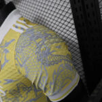 2025-26 Real Madrid Men's Polo Shirt Dragon Pattern Yellow Jersey