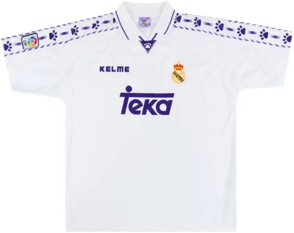 Real Madrid Retro Jersey Home Shirt 1996-97