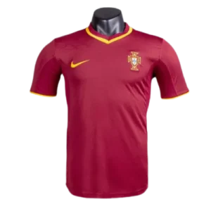 2000 Portugal Retro Soccer Jersey Home Replica Euro Cup