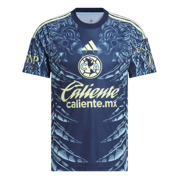 Club America Away Soccer Jersey 2025-26 Navy -Fan version