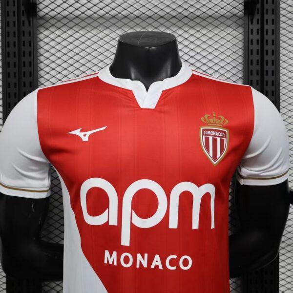 Monaco home football jersey 2025-26 player edition