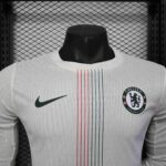 Chelsea Away Shirt Football Jersey Long Sleeve Player Version 25-26