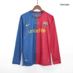 2008/09 Barcelona UCL Final Retro Home Long Sleeve Jersey