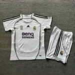 Real Madrid 06-07 Home Retro Kids Kits Youth Apparels Sport Jersey