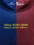 08-09 Barcelona Messi #10 UCL Final Retro Long Sleeve Home
