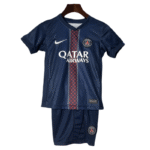 Kids PSG Custom Home Soccer Kits 2025-26