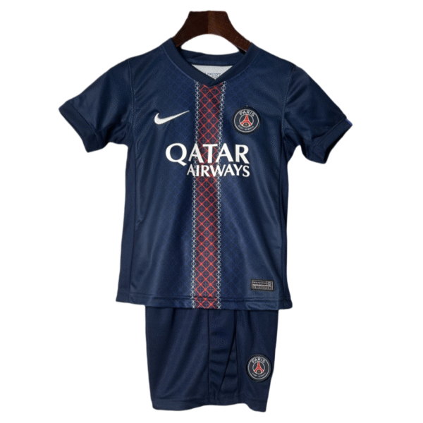 Kids PSG Custom Home Soccer Kits 2025-26