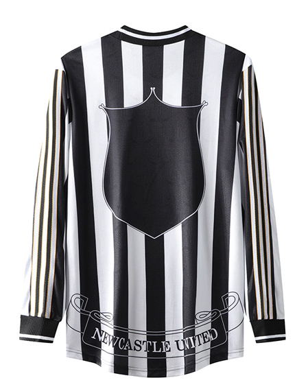 Adidas Newcastle United Retro Home Long Sleeve Football Jersey 97-99