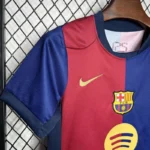 24-25 Barcelona Home Kids Kit Soccer Jersey+Shorts