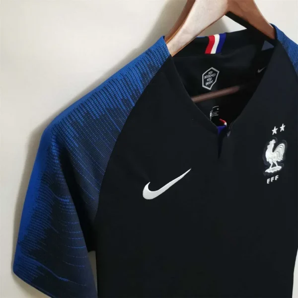 2018 France World Cup Champion 2 Stars Home Retro Jersey