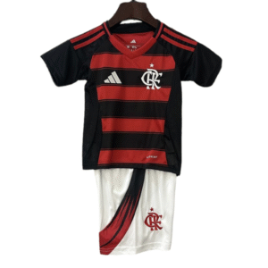 Flamengo Home Kids football jersey Kit 2025-26 Fan edition