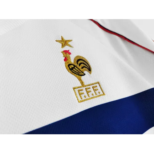 1998 France Retro Jersey Away World Cup