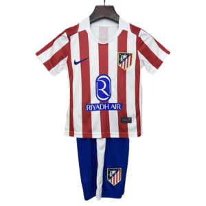 kids Atletico Madrid Home Soccer Kits 25-26