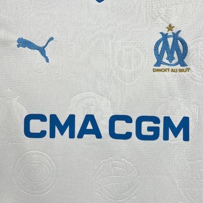 25-26 Marseille Home Kids Football jersey kit 2025-26 Fan version