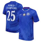 Chelsea Cup Dri FIT ADV home jersey for 2025-26 season -World Champion 25 badge