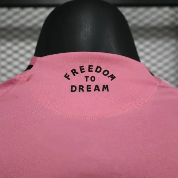 Inter Miami CF Home Pink Soccer Jersey Player Version Shirt 2025-26