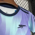 24-25 Arsenal Third Away Soccer Kids Kit Jersey+Shorts