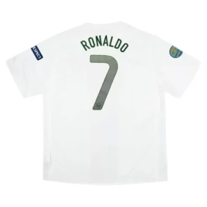 2012 Portugal Ronaldo #7 Retro Jersey Away Replica Euro Cup
