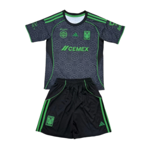 Tigres UANL Third Away Kids Soccer Jersey Kit 2025-26 Fan version